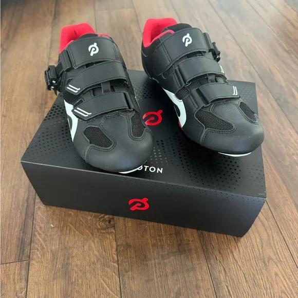 Chaussures De Cyclisme Peloton PL-SH-B - Taille 39 EU (6 US) - Noires - Homme/Femme